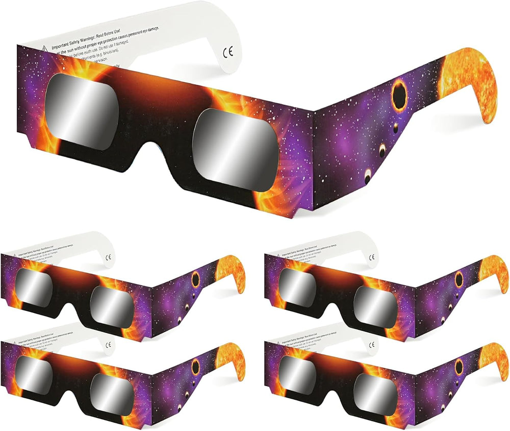 QIWEI Solar Eclipse Glasses – QW-SOZ Series, 4-Pack